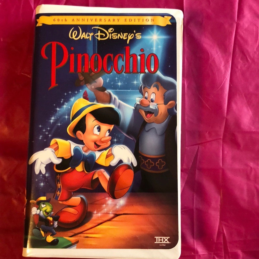 60th Anniversary Edition Walt Disney’s Pinocchio vhs